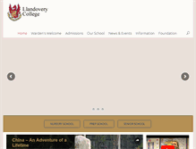 Tablet Screenshot of llandoverycollege.com